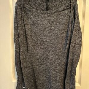 lululemon athletica gray long sleeve running tops. Size 10